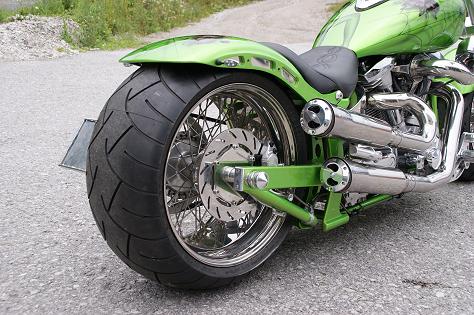 Yamaha XV 1600 Wild Star Green Spider